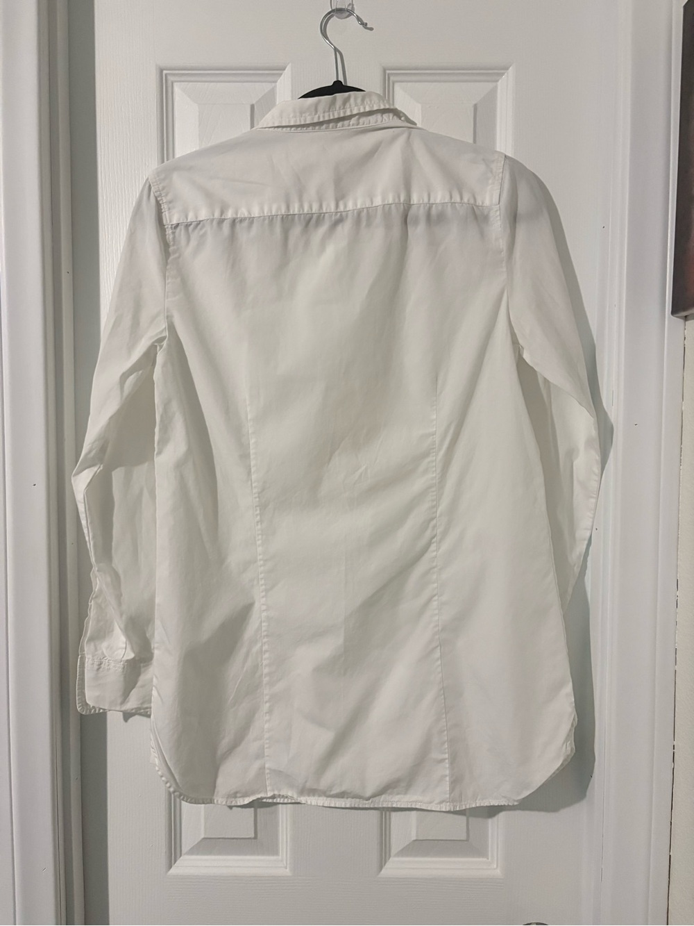 J.Crew Thomas Mason White Tuxedo Pintuck Shirt Blouse Size S - Picture 4 of 6